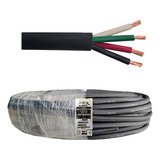 Cable Uso Rudo 4 X 18 Cobre X 30 Metros