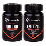 Pack 2 Krill Oil Aceite De Krill Omega 3 180 Cap 100%natural