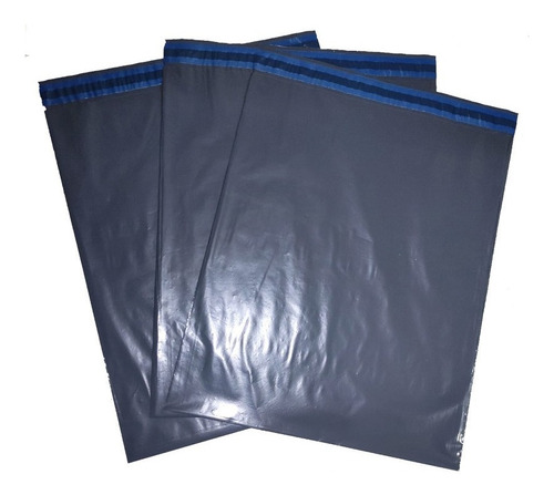 500 Envelope Plastico Segurança Correios Cinza Lacre 12x18  