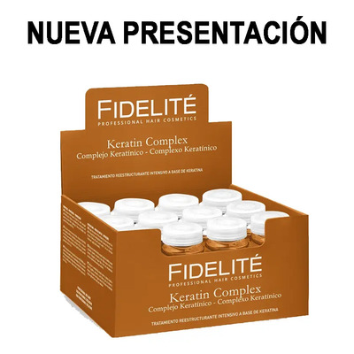 Caja De 12 Ampollas Keratina X15ml C\u002Fu Fidelite | MercadoLibre