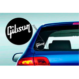 Gibson Logo Calco Sticker Vinilo Decorativo Skin