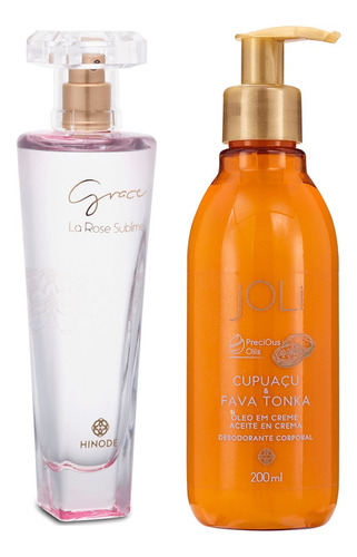 Perfume Grace Sublime + Óleo Em Creme Corporal Cupuaçu