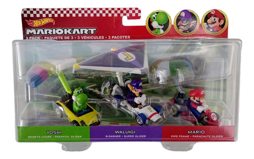 Mario Kart 3 Pack Hot Wheels