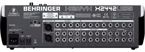 Behringer X2442usb Consola Mezcladora 24 Entradas Usada