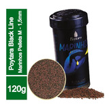 Ração Para Peixes Marinhos Black Line Pellets M 120g