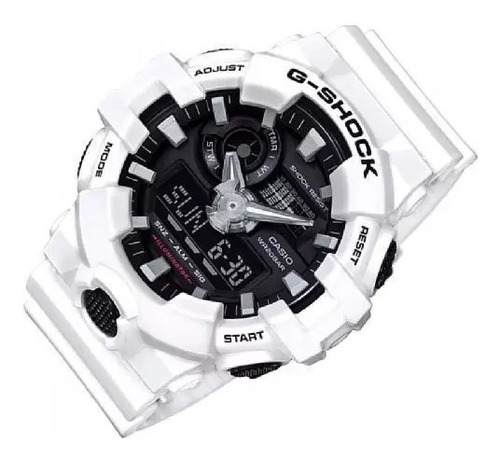 Relógio Casio Masculino G-shock Anadigi Branco Ga-700-7adr