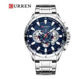 Reloj Para Hombre Curren Krec951903 Krec951903 Plateado