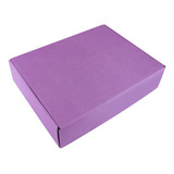 20 Mailbox 30x30x9.5 Cm Caja De Envíos Color Lila