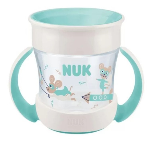 Vaso Bebe Mini Magic Nuk 360 Cup 6+ 160 Ml Asas Y Antivuelco