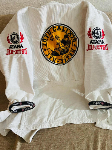 Kimono Jiu Jitsu Atama Trançado Classic Feminino - Branco