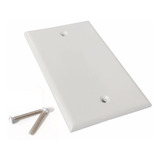 Placa Ciega Tapa Pared Blanca Para Caja Universal Xcase