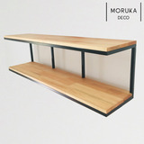 Repisa Estante Estilo Industrial Flotante - Moruka Deco