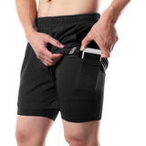 Pantalones Cortos Para Correr Con Toalla Para Hombre Con Laz