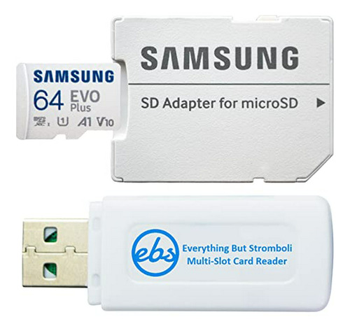 Tarjeta De Memoria Samsung 64gb Microsdxc Evo Plus Compatibl