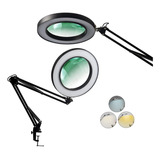 Lupa Con Luz Led Regulable Montaje En Brazo Articulado