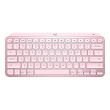 Teclado Sem Fio Logitech Mx Keys Mini Bluetooth Usb Rosa