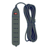 Alargador Electrico Zapatilla 6 Enchufes Cable 3 Metros 