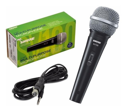 Microfono Shure Sv100 Dinamico Instrumentos Voz Karaoke