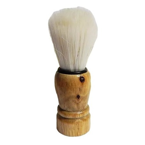 Brocha Para Afeitar Mango De Madera Barbero Barberia