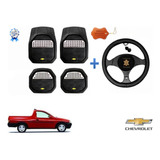 Tapetes 3d Logo Chevrolet + Cubre Volante Chevy Pickup 99a03