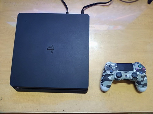 Playstation 4 Slim 1t, Importada Con Adaptador