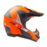 Casco Cross Enduro Atv Hawk Rs7 Naranja Stinger Motos