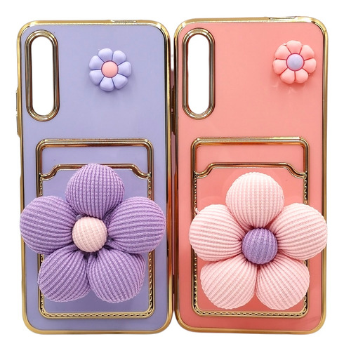 Funda Huawei Y9s Flor Bonita + Sujetador + Mica