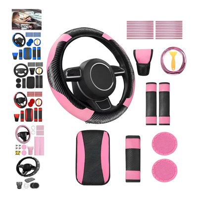 Funda Para Volante Mujer Protector Carro Auto Universal Kit