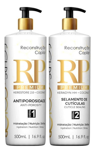 Felps Tratamento Reconstrução Capilar Premium Rp - 2x500ml