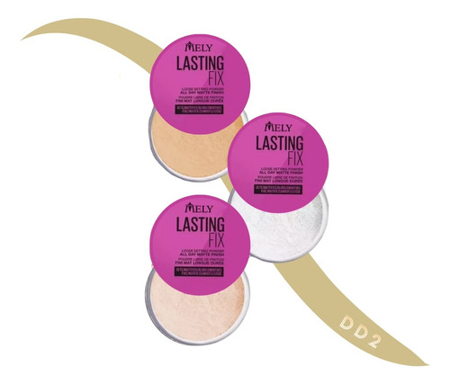 Polvo Translucido Sellador C/esponja Lasting Fix Mate Makeup