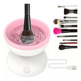 Limpiador De Brochas Maquillaje Electrico Automático Usb