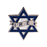 Imã Metal Israel - Imã De Geladeira Israel Estrela De David