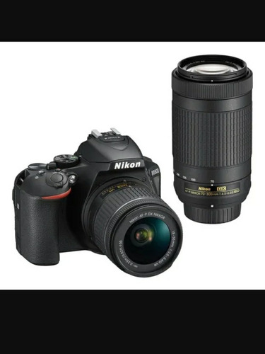 Cámara Nikon Profesional D5600+ Lente Zoom Sigma 80-200