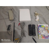 Vídeo Game Nintendo Wii Completo Original + Just Dance 2014 Frete Gratis