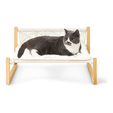 Mkono Boho - Hamaca Para Cama De Gato Con Manta, Cama Elevad