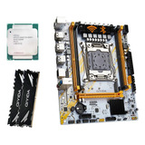 Kit Placa Mãe X99 + Xeon 2690 V3 + 16gb Ddr4 + Turbo Boost Cor Preto