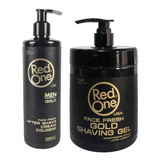 Redone Aftershave Gold 400ml + Shaving Gel Gold 1 Litro