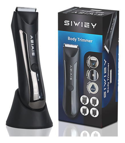 Siwiey - Recortadora De Vello Corporal Para Hombres, Elctric