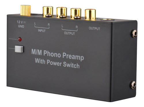 Preamplificador De Altavoz Ultracompacto M/m Rca Con Phono