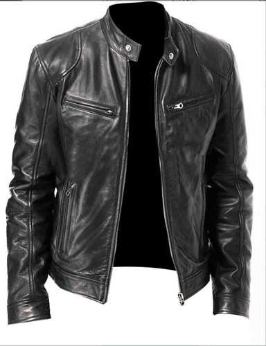 Jaqueta Casaco De Couro Masculina Blusa Casaco Moto Promoção