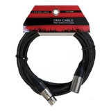 Cable De Señal Dmx Negro De 4,5mts / Lightsolution