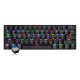 Motospeed Ck62 61 Teclas Rgb Teclado Mecánico Usb Cableado B