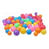 Set 100 Pelotas Plásticas De Piscina Colores Niños