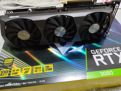 Rtx 3080 Trinity Oc Gaming 10gb 320bits Nem Poeira Tem.