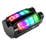 Cabezal Spider Led Rgbw Doble Barra De Led Movil Beam Dmx