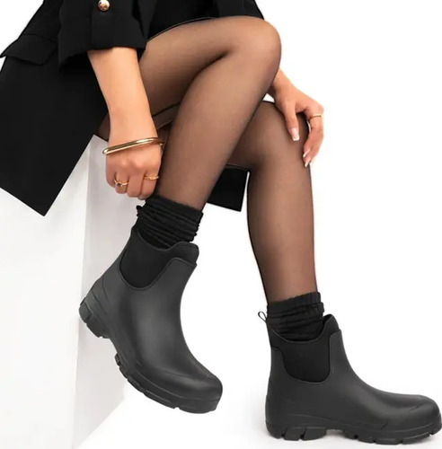 Botas De Lluvia Dama Impermeables Ligeras Antiderrapantes