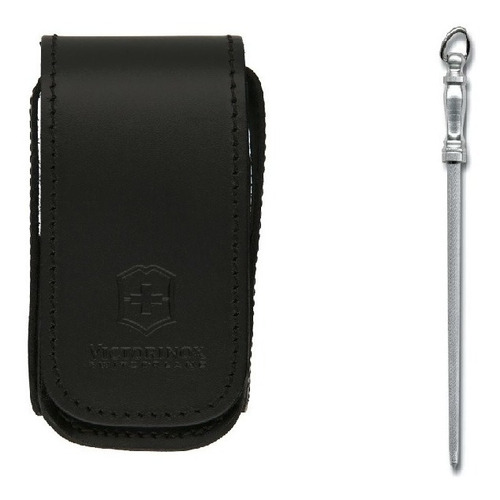 Victorinox Funda De Piel Para Swiss Champ Con Mini Chaira