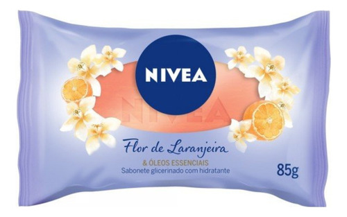 Sabonete Nivea Limpeza Facial Corpo Flor De Laranjeira 85g