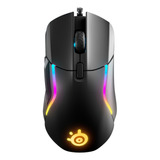 Ratón De Precisión Con Sensor Óptico, 9 Botones Programables Para Juegos Multigénero, Steelseries Rival 5, Negro