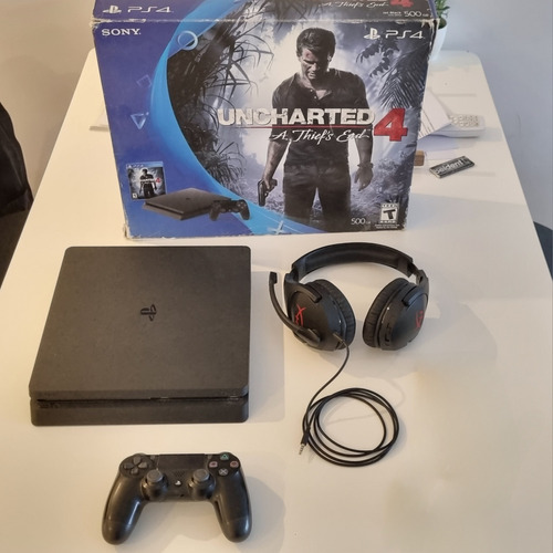 Playstation 4 Ps4 Slim 500gb+ Auriculares Hyperx Pro 